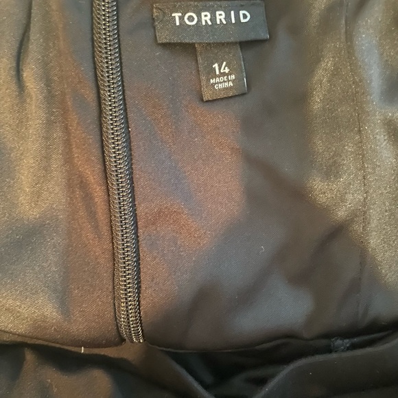 Torrid Black Ball Gown- size 14 - Picture 3 of 3